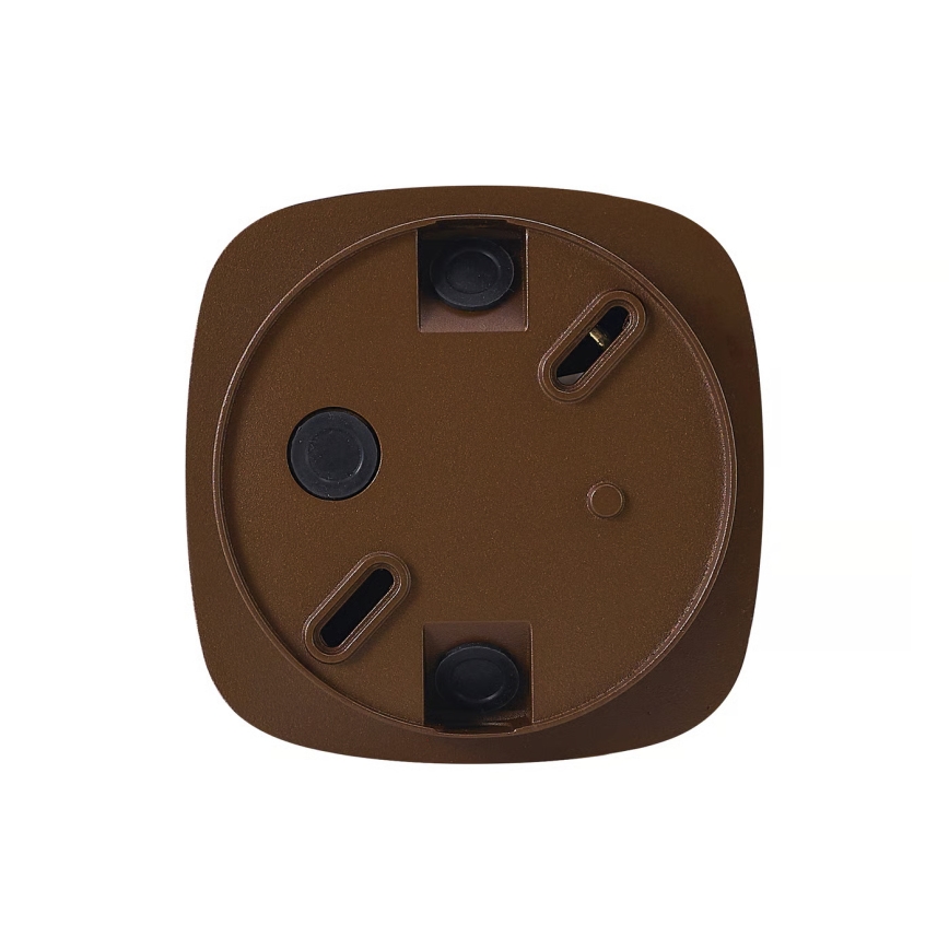 Nordlux - Plafon zewnętrzny SIDARA 1xE27/15W/230V IP54 brązowy