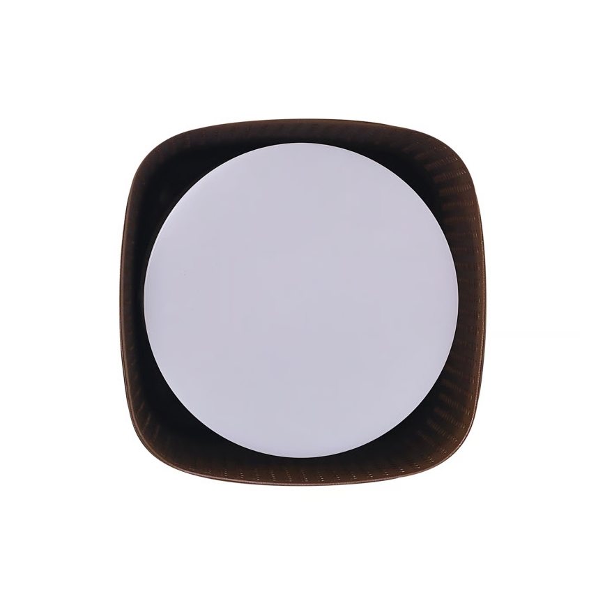 Nordlux - Plafon zewnętrzny SIDARA 1xE27/15W/230V IP54 brązowy