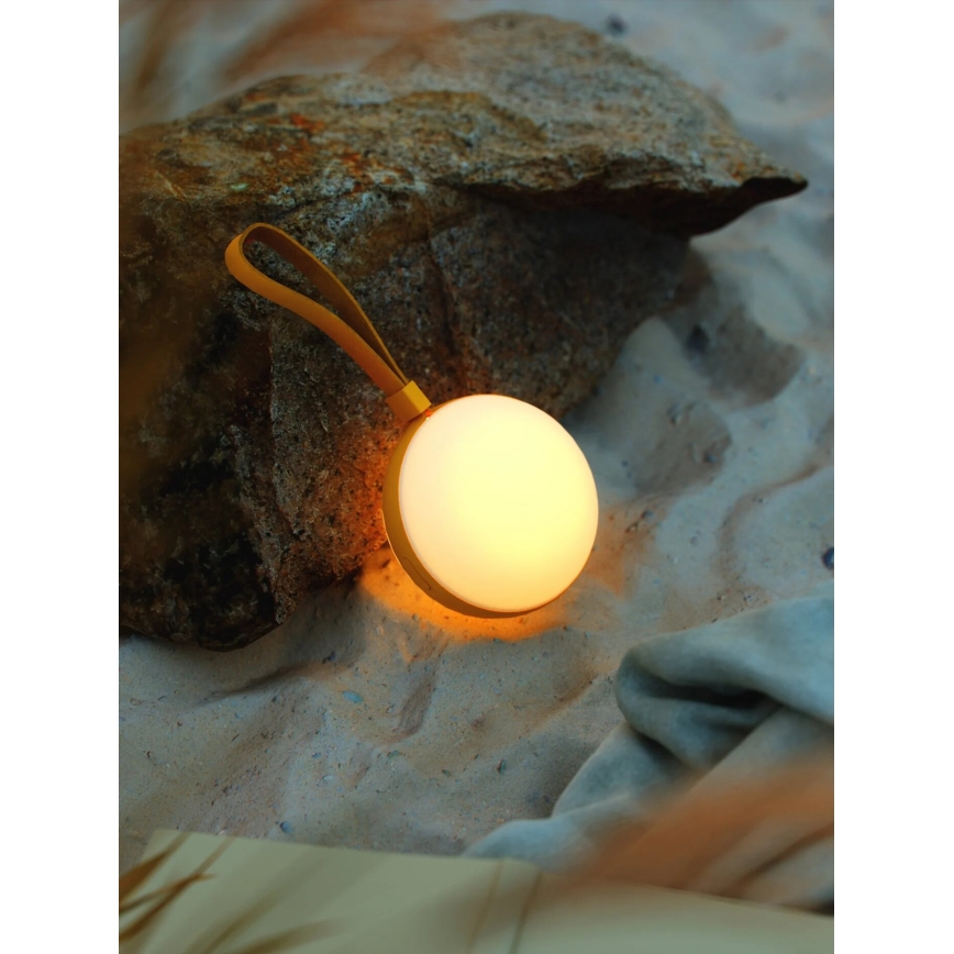 Nordlux - Przenośna ładowalna lampa LED LED/1W/3,7V IP54 żółty