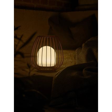 Nordlux - Ściemnialna przenośna lampa zewnętrzna LED JIM TO-GO LED/3W/3,7V IP54 5000 mAh czerwona