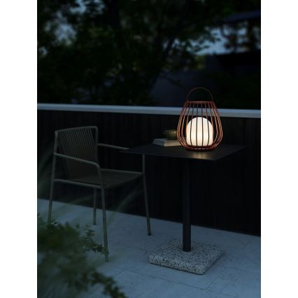 Nordlux - Ściemnialna przenośna lampa zewnętrzna LED JIM TO-GO LED/3W/3,7V IP54 5000 mAh czerwona