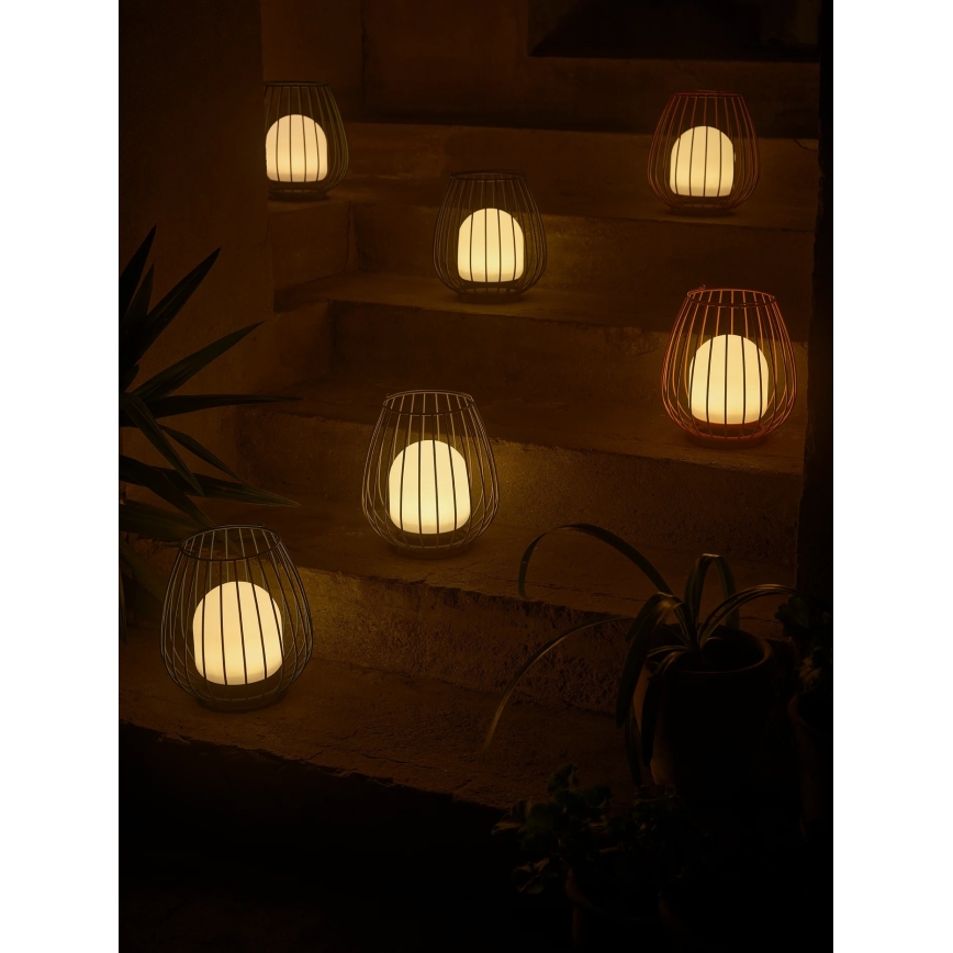 Nordlux - Ściemnialna przenośna lampa zewnętrzna LED JIM TO-GO LED/3W/3,7V IP54 5000 mAh czerwona