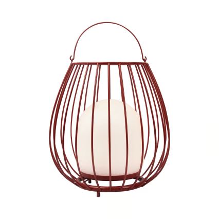Nordlux - Ściemnialna przenośna lampa zewnętrzna LED JIM TO-GO LED/3W/3,7V IP54 5000 mAh czerwona
