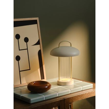 Nordlux - ściemnialna, ładowalna, dotykowa lampa stołowa LED MIRANO LED/3W/3,7V beżowa