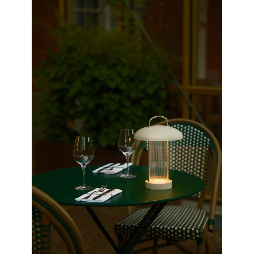 Nordlux - ściemnialna, ładowalna, dotykowa lampa stołowa LED MIRANO LED/3W/3,7V beżowa