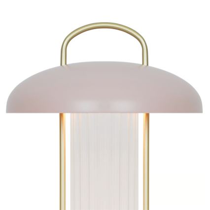 Nordlux - LED ściemnialna ładowalna dotykowa lampa stołowa MIRANO LED/3W/3,7V różowa