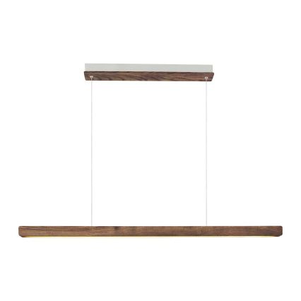 Nordlux - LED ściemnialna lampa wisząca na przewodzie ILGAS LED/47W/230V 3000K brązowy/jesion