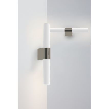 Nordlux - Ściemniane oświetlenie lustra łazienkowego LED HELVA LED/9,5W/230V IP44 3000/4000K CRI 90 matowy chrom