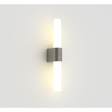 Nordlux - Ściemniane oświetlenie lustra łazienkowego LED HELVA LED/9,5W/230V IP44 3000/4000K CRI 90 matowy chrom
