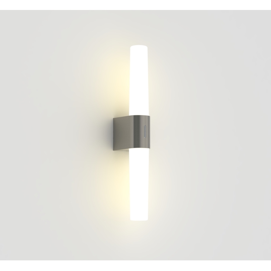 Nordlux - Ściemniane oświetlenie lustra łazienkowego LED HELVA LED/9,5W/230V IP44 3000/4000K CRI 90 matowy chrom