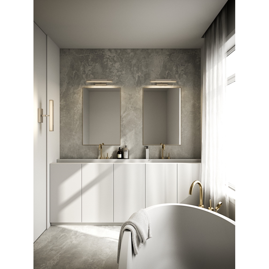 Nordlux - Ściemniane oświetlenie lustra łazienkowego LED OTIS LED/14W/230V IP44 40 cm srebrne