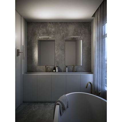 Nordlux - Ściemniane oświetlenie lustra łazienkowego LED OTIS LED/14W/230V IP44 40 cm srebrne