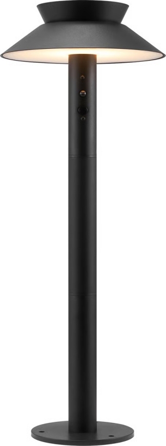 Nordlux - Solarna lampa LED z czujnikiem, 5W/3,7V, IP44, czarna