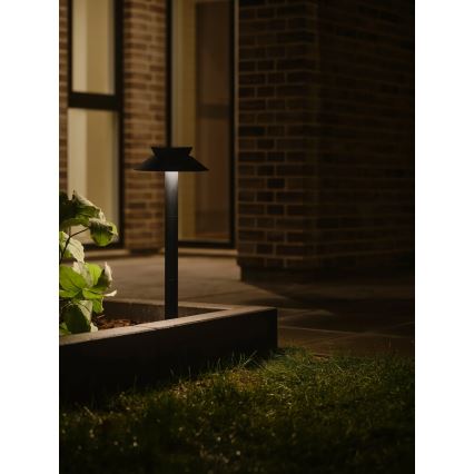 Nordlux - Solarna lampa LED z czujnikiem, 5W/3,7V, IP44, czarna
