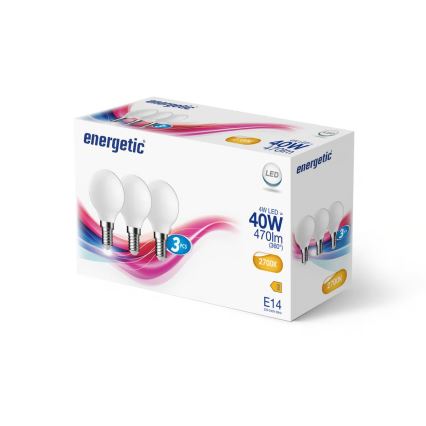 Nordlux - Zestaw 3x żarówek LED G45 E14/4W/230V 2700K
