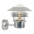 Nordlux - Zewnętrzna lampa ścienna VEJERS 1xE27/60W/230V IP54 srebrna