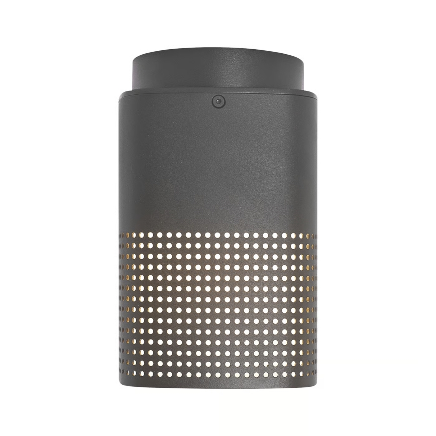 Nordlux - Zewnętrzna oprawa sufitowa SIDARA 1xE27/15W/230V IP54 antracyt