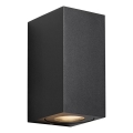 Nordlux - Zewnętrzny kinkiet CANTO 2xGU10/28W/230V IP44 czarny