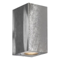 Nordlux - Zewnętrzny kinkiet CANTO 2xGU10/28W/230V IP44 srebrny