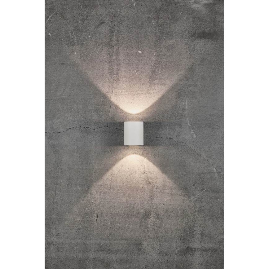 Nordlux - zewnętrzny kinkiet LED CANTO 2xLED/6W/230V IP44 biały
