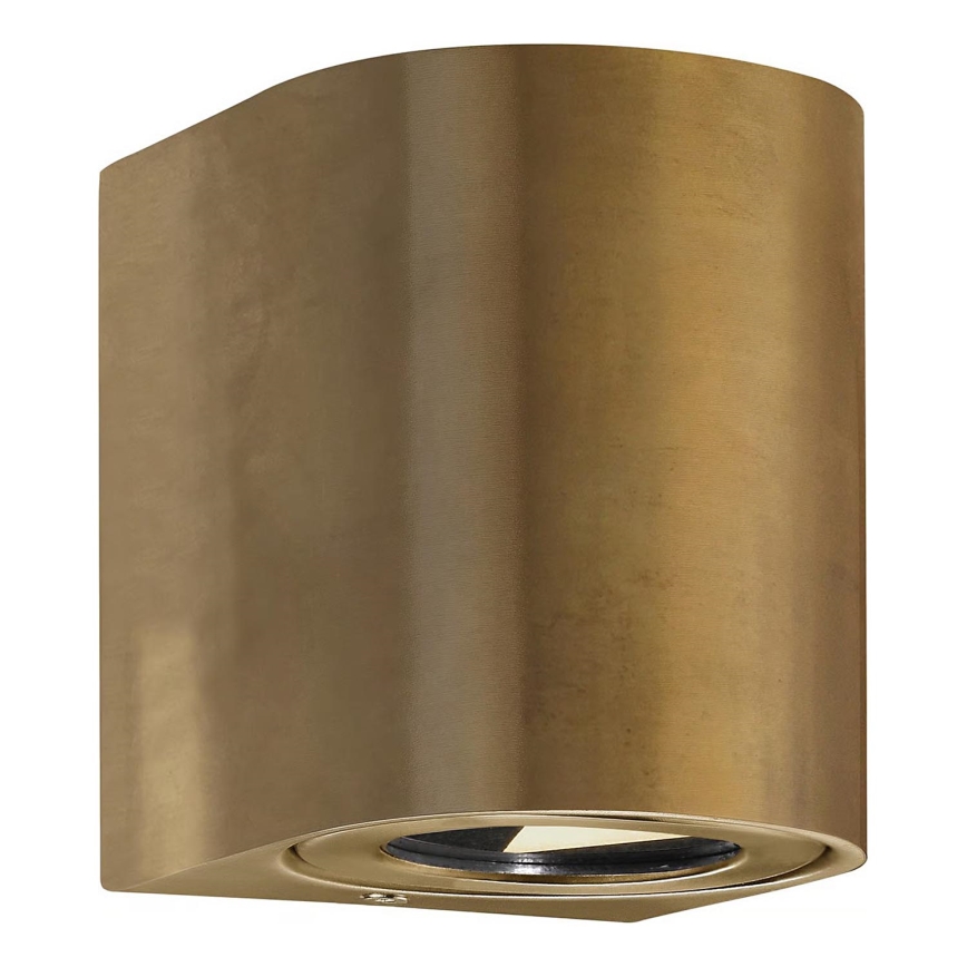 Nordlux - Zewnętrzny kinkiet LED CANTO 2xLED/6W/230V IP44 mosiądz