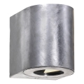 Nordlux - Zewnętrzny kinkiet LED CANTO 2xLED/6W/230V IP44 srebrny