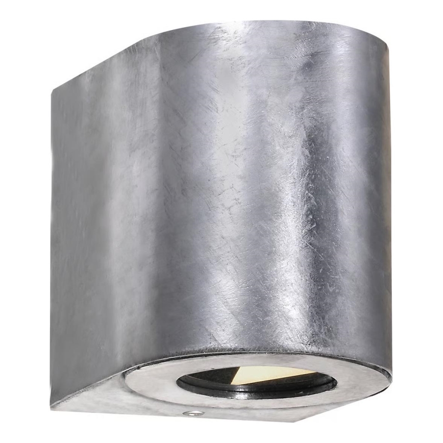 Nordlux - Zewnętrzny kinkiet LED CANTO 2xLED/6W/230V IP44 srebrny