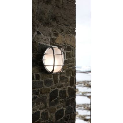 Nordlux - Zewnętrzny kinkiet POLPERRO 1xE27/12,5W/230V IP64 szary