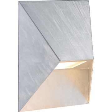 Nordlux - Zewnętrzny kinkiet PONTIO 1xGU10/25W/230V IP54 srebrny