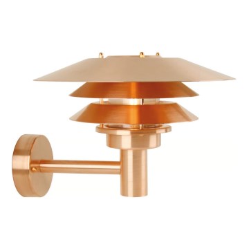 Nordlux - Zewnętrzny kinkiet VENO 1xE27/60W/230V IP54 miedziany