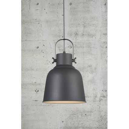 Nordlux - Żyrandol na lince ADRIAN 1xE27/40W/230V śr. 25 cm antracyt