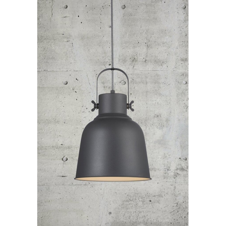 Nordlux - Żyrandol na lince ADRIAN 1xE27/40W/230V śr. 25 cm antracyt