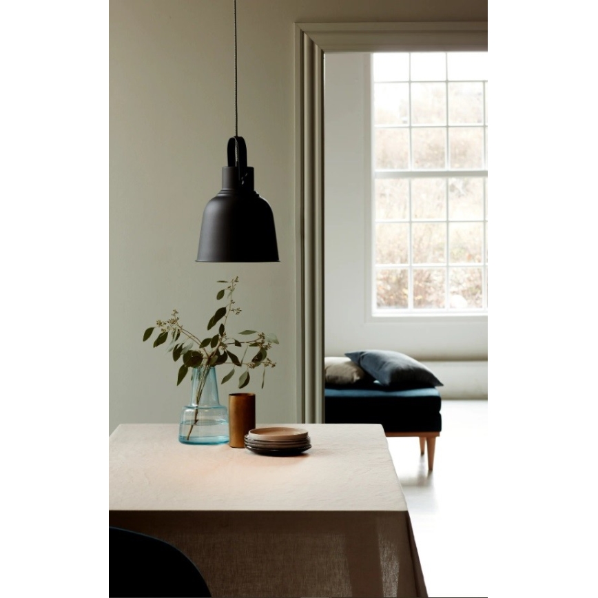 Nordlux - Żyrandol na lince ADRIAN 1xE27/40W/230V śr. 25 cm antracyt