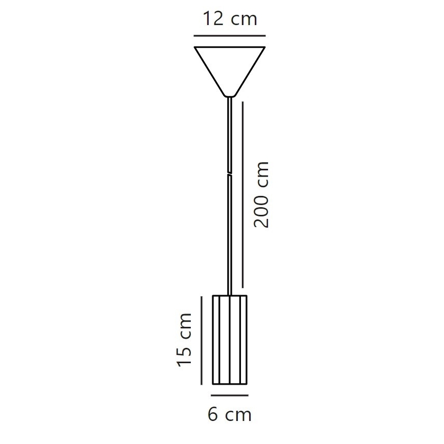 Nordlux - Żyrandol na lince ALANIS 1xGU10/15W/230V