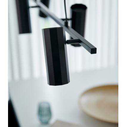 Nordlux - Żyrandol na lince ALANIS 4xGU10/15W/230V czarny