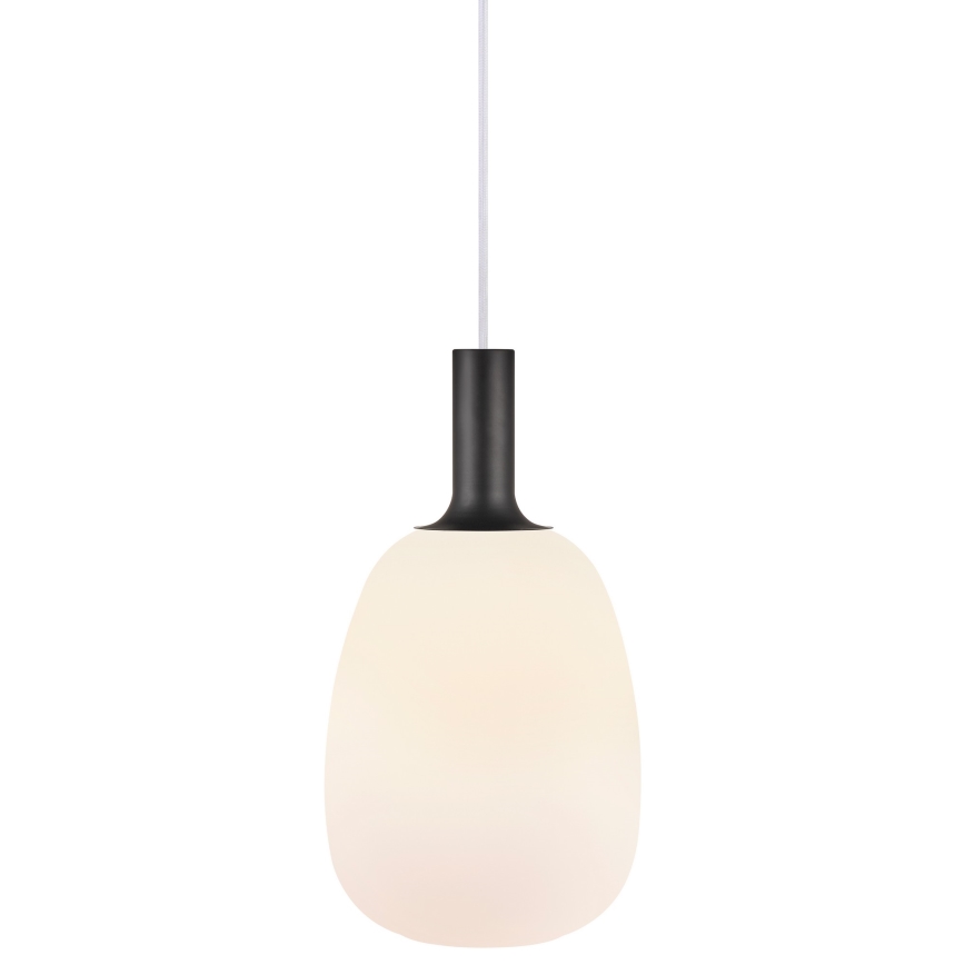 Nordlux - Żyrandol na lince ALTON 1xE27/60W/230V biały/czarny/mosiądz