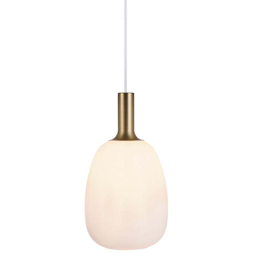 Nordlux - Żyrandol na lince ALTON 1xE27/60W/230V biały/czarny/mosiądz