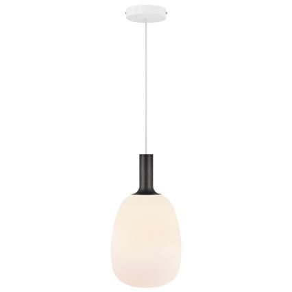 Nordlux - Żyrandol na lince ALTON 1xE27/60W/230V biały/czarny/mosiądz