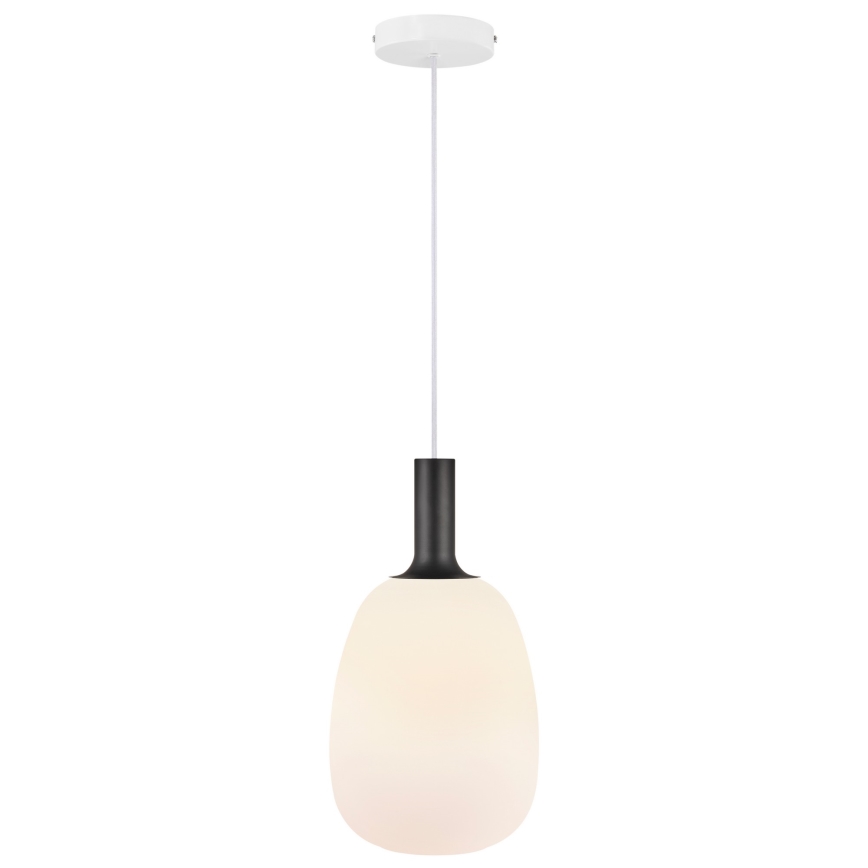 Nordlux - Żyrandol na lince ALTON 1xE27/60W/230V biały/czarny/mosiądz