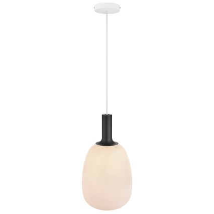 Nordlux - Żyrandol na lince ALTON 1xE27/60W/230V biały/czarny/mosiądz