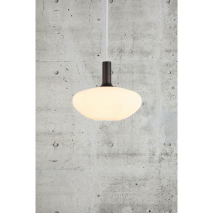 Nordlux - Żyrandol na lince ALTON 1xE27/60W/230V biały/czarny/mosiądz