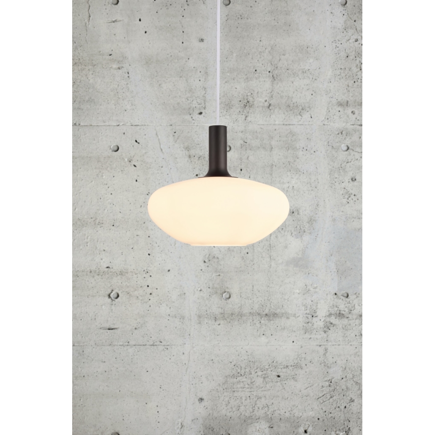 Nordlux - Żyrandol na lince ALTON 1xE27/60W/230V biały/czarny/mosiądz
