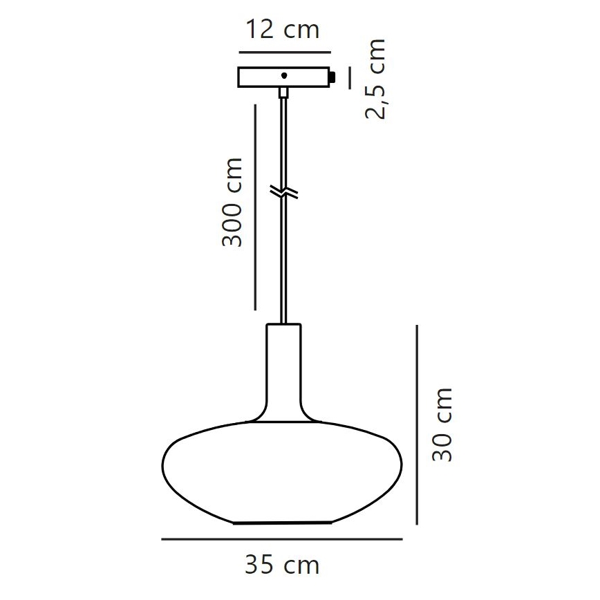 Nordlux - Żyrandol na lince ALTON 1xE27/60W/230V biały/czarny/mosiądz