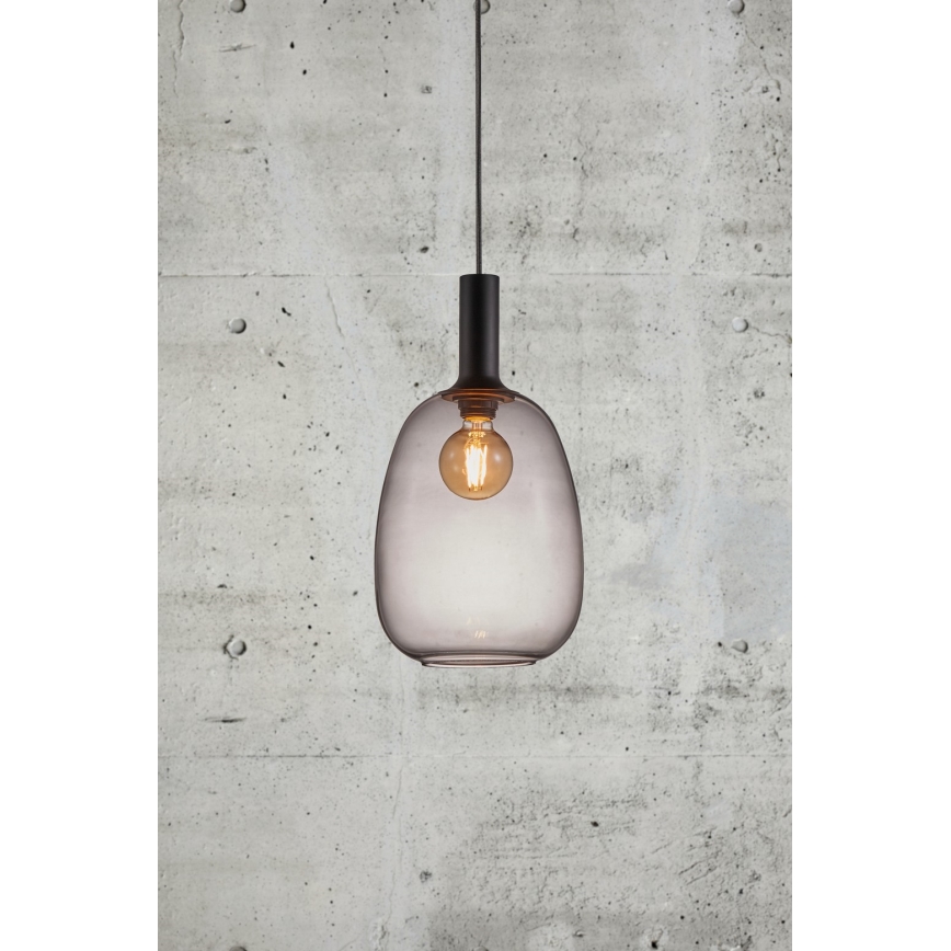 Nordlux - Żyrandol na lince ALTON 1xE27/60W/230V czarny