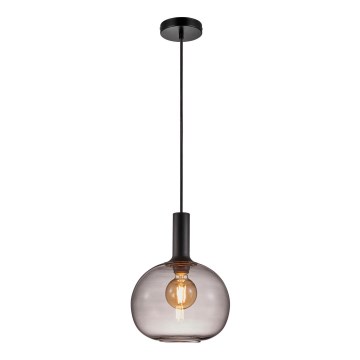 Nordlux - Żyrandol na lince ALTON 1xE27/60W/230V czarny