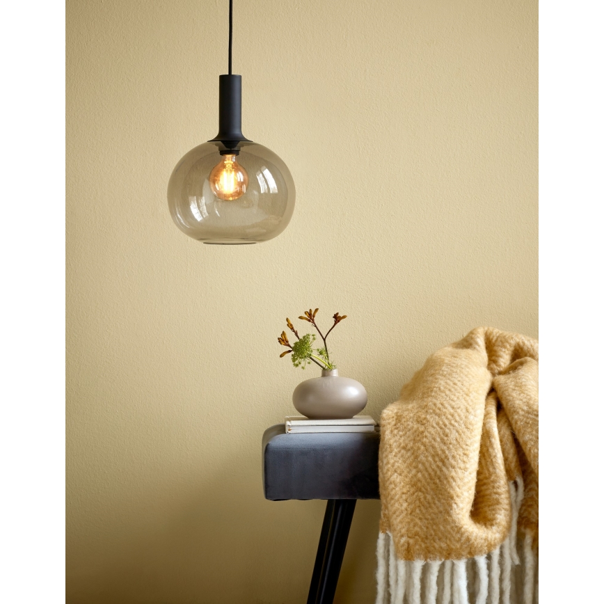 Nordlux - Żyrandol na lince ALTON 1xE27/60W/230V czarny