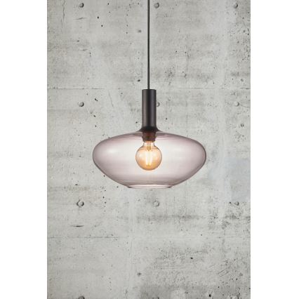 Nordlux - Żyrandol na lince ALTON 1xE27/60W/230V czarny