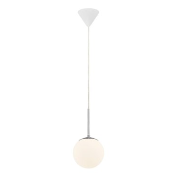 Nordlux - Żyrandol na lince CAFE 1xE27/15W/230V śr. 15 cm biały