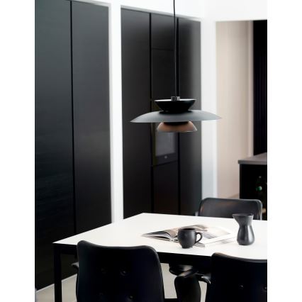 Nordlux - Żyrandol na lince CARMEN 1xE27/40W/230V czarny