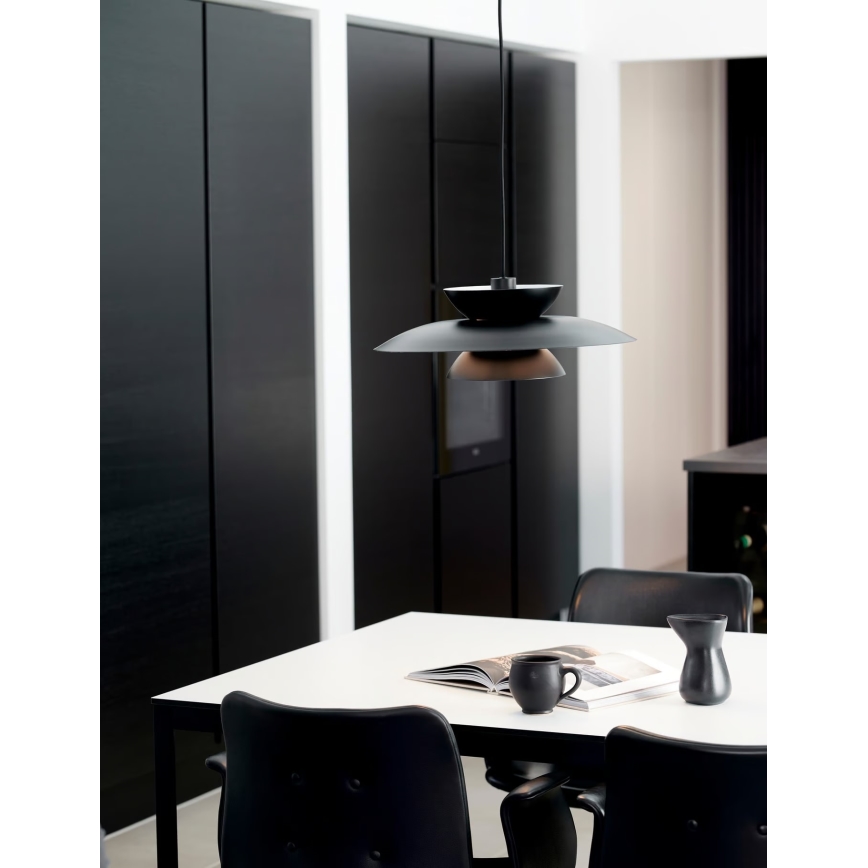 Nordlux - Żyrandol na lince CARMEN 1xE27/40W/230V czarny